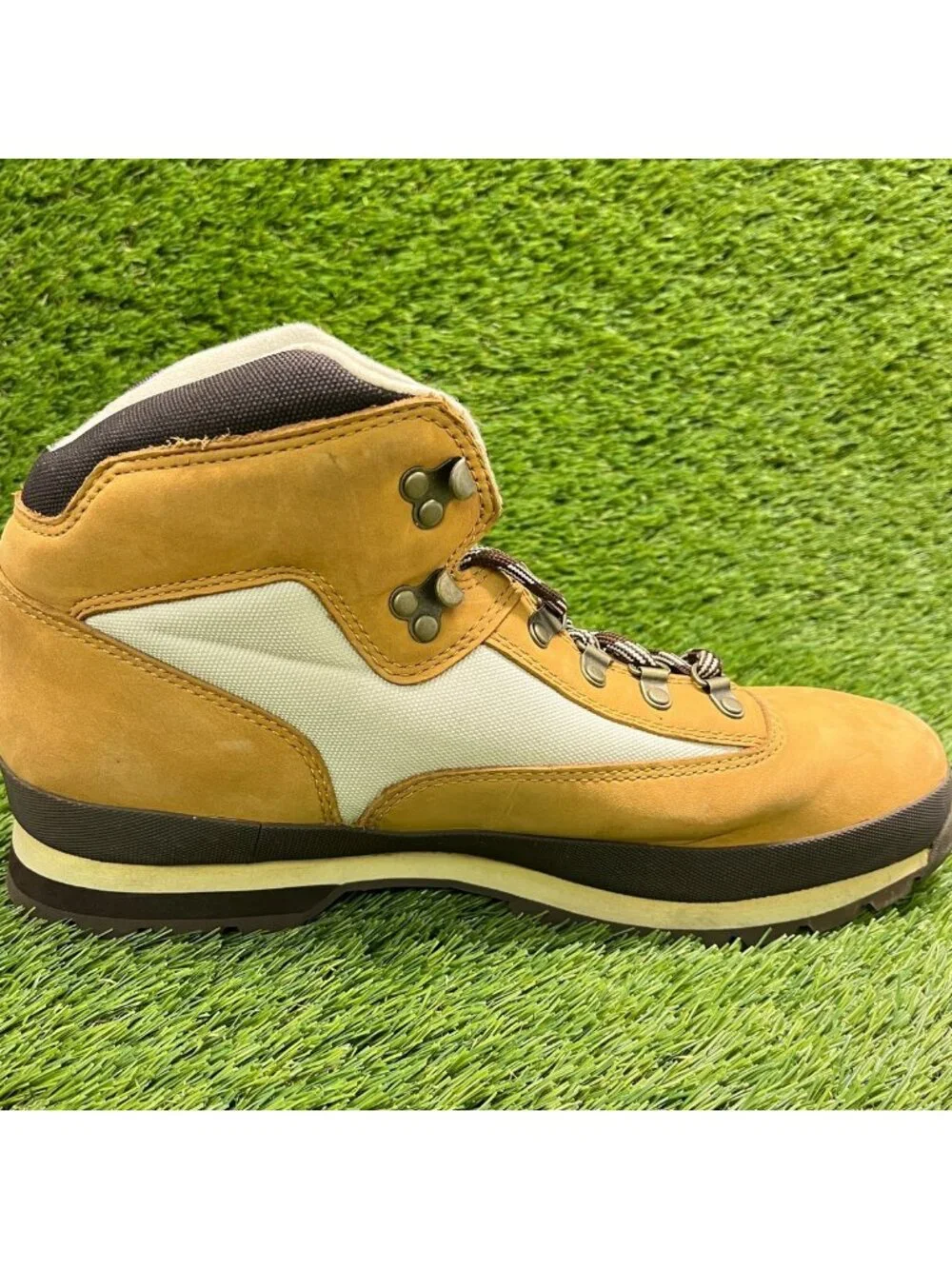 Timberland Euro Hiker Mens Size 13 Brown Leather Outdoor Waterproof Hiking Boots